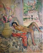 Henri Lebasque Prints Nude portrait by Henri Lebasque, oil on canvas. Courtesy of The Athenaeum France oil painting artist